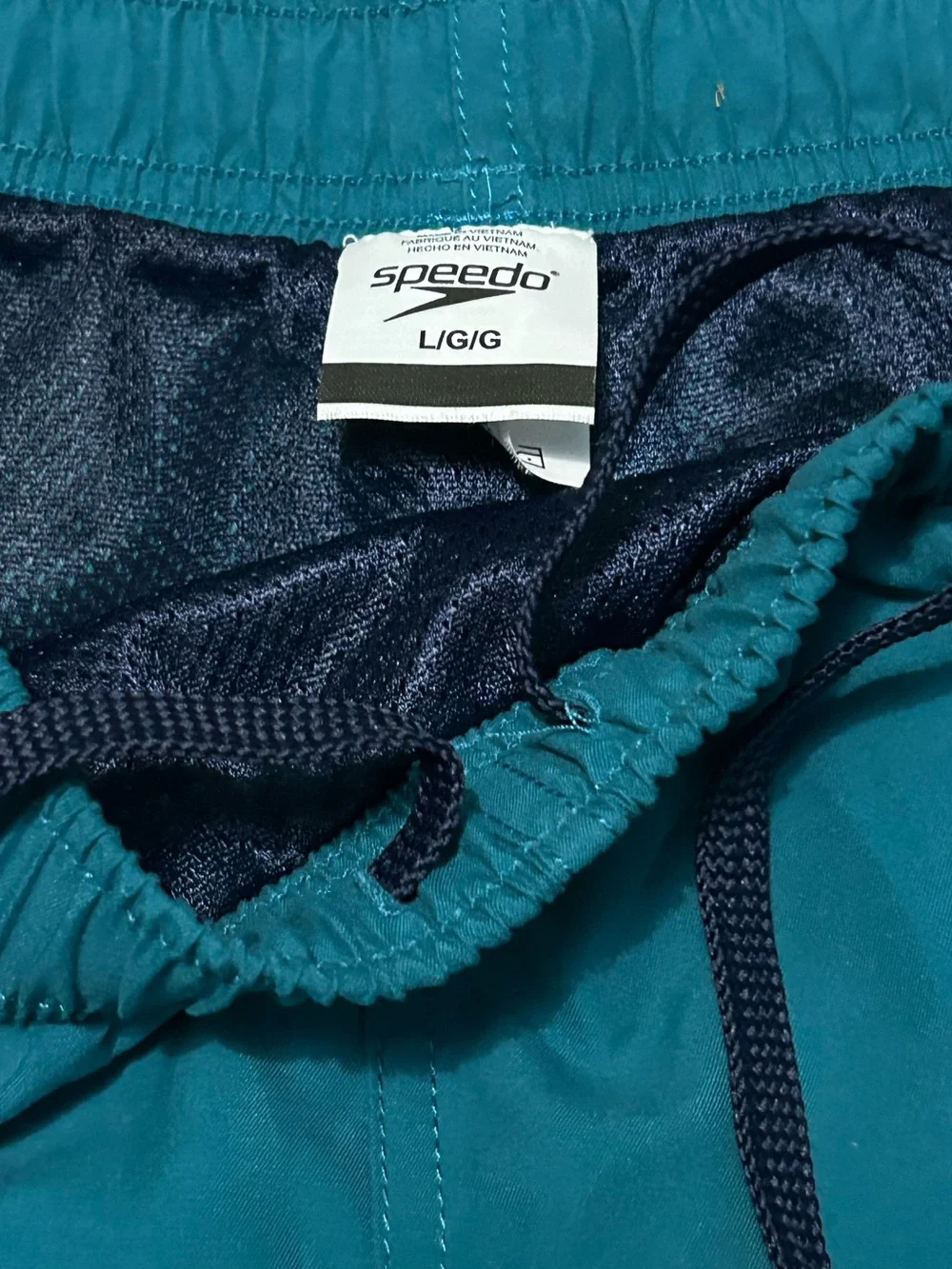 Speedo Teal Swim Shorts with Drawstring